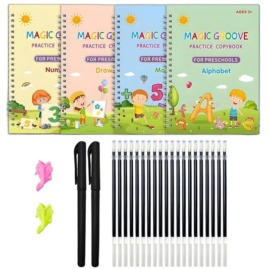 Twinklez Magic Book (BUY 1 BOOKS GET 4 BOOKS 1 Pen,1 Grip, 10 REFILLS FREE)
