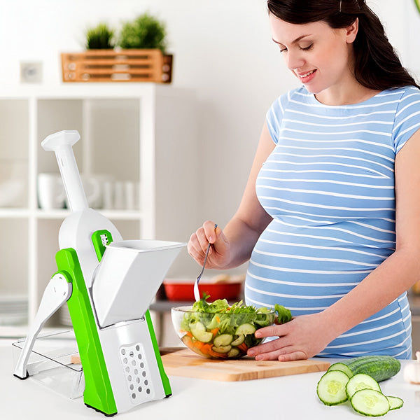 All parts of the vegetable chopper set