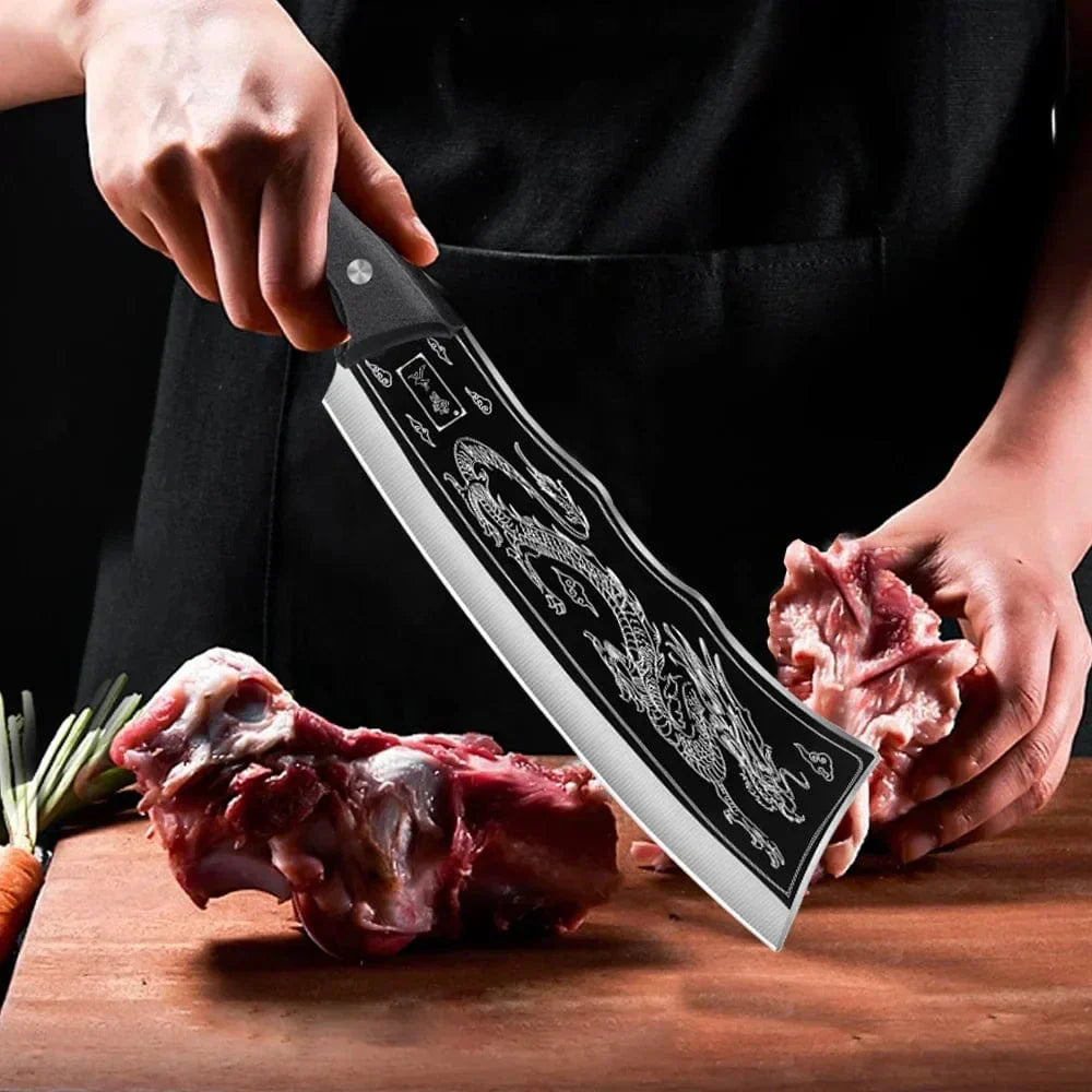 🔪 Dragon Knife For Meat and Vegetable Cutting 🔪