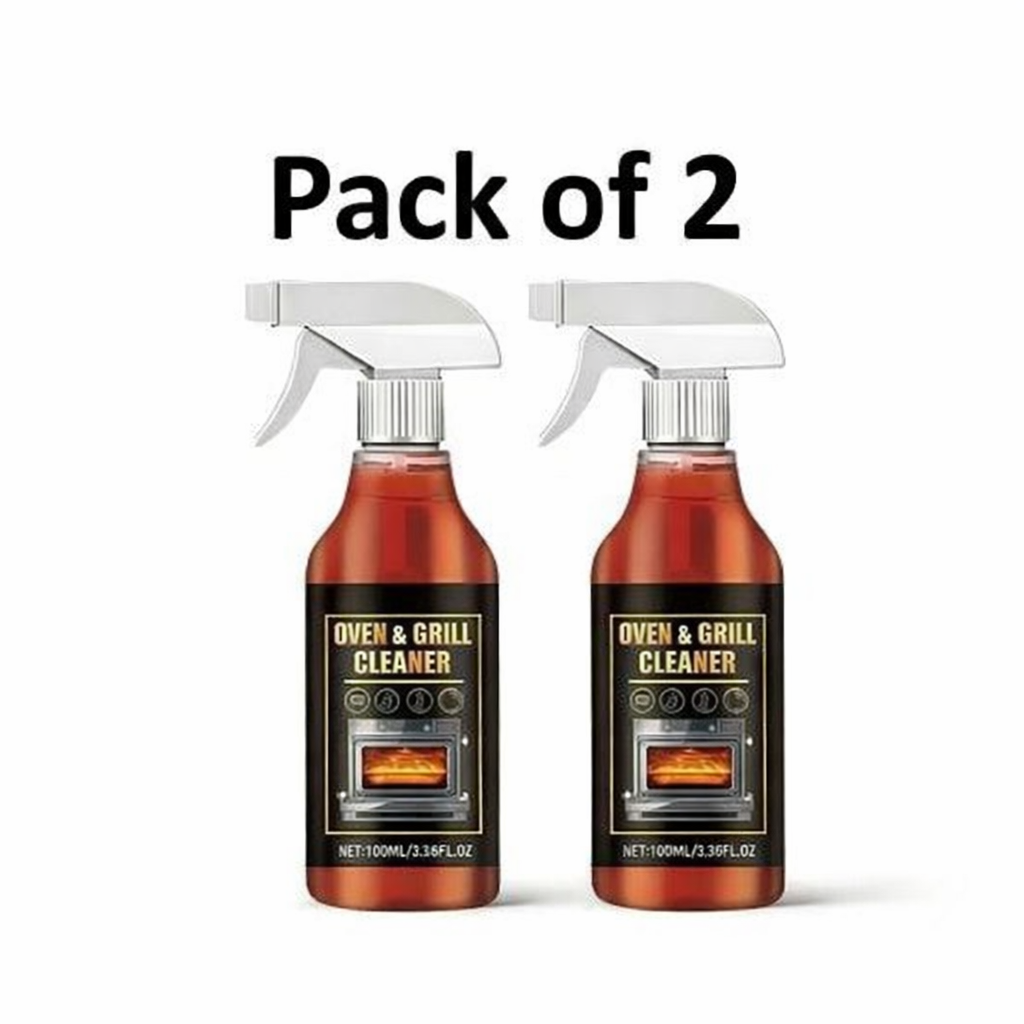 Powerful Oven & Grill Cleaner Spray ( BUY 1 GET 1 FREE ) | Dissolves Grease in 5 Mins |