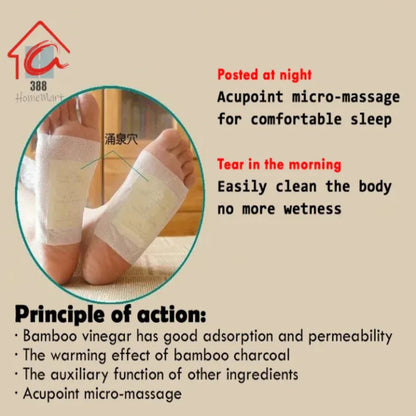 Japanese Made Detox Foot Pads – 20 Patches | Buy 1 Get 1 Free