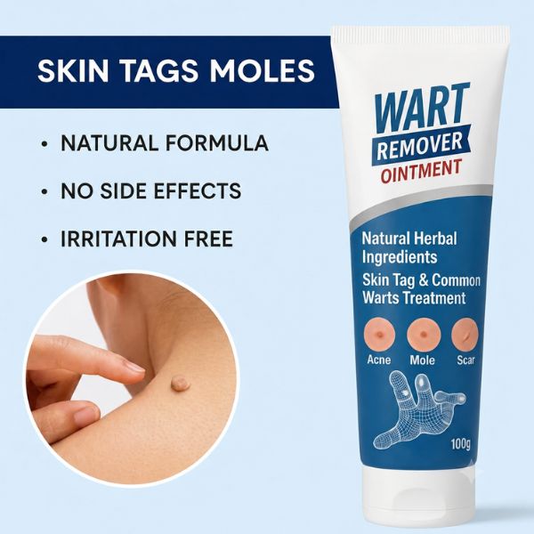 Skin tag remover ointment usage steps