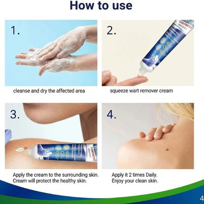 Wart remover ointment pack contents