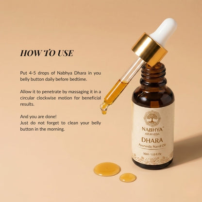 How to apply navel oil at night