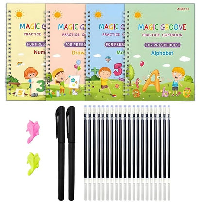 Twinklez Magic Book (BUY 1 BOOKS GET 4 BOOKS 1 Pen,1 Grip, 10 REFILLS FREE)