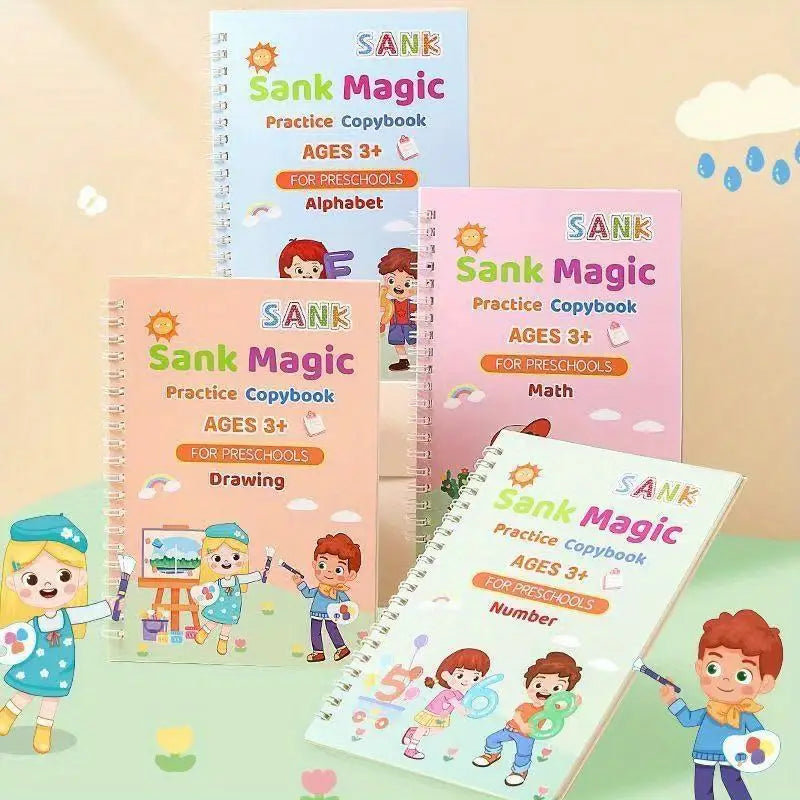 Twinklez Magic Book (BUY 1 BOOKS GET 4 BOOKS 1 Pen,1 Grip, 10 REFILLS FREE)