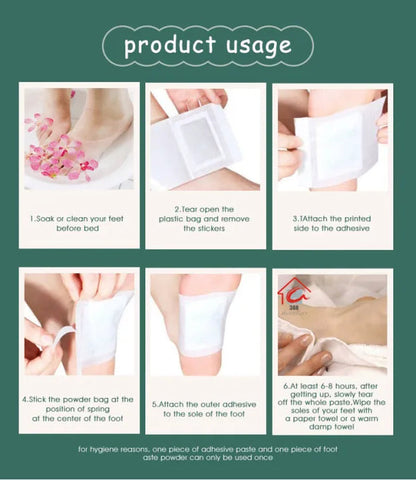 Japanese Made Detox Foot Pads – 20 Patches | Buy 1 Get 1 Free