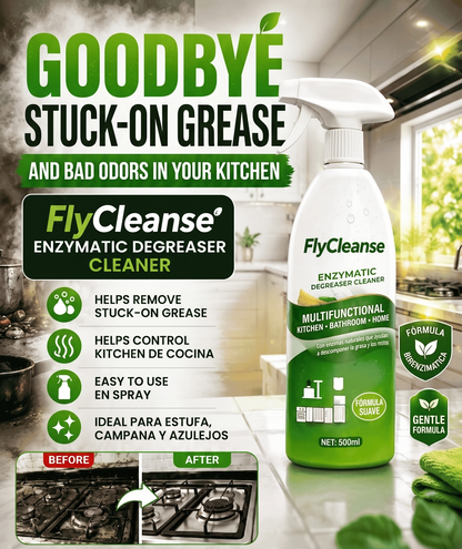 FlyCleanse — Enzymatic Degreaser Cleaner | BUY 1 GET 1 FREE