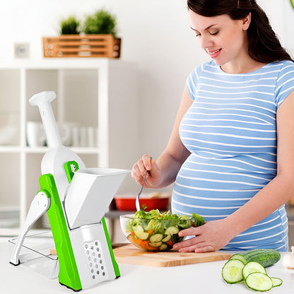 All parts of the vegetable chopper set
