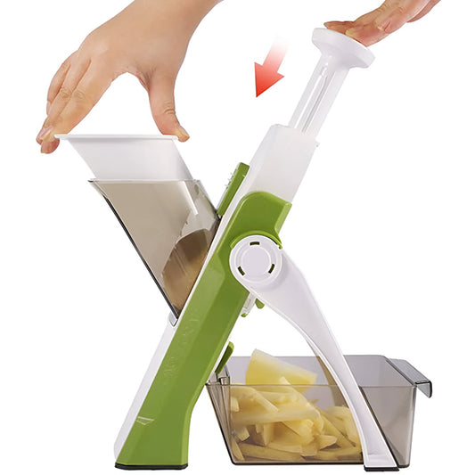 Vegetable slicer blade attachments