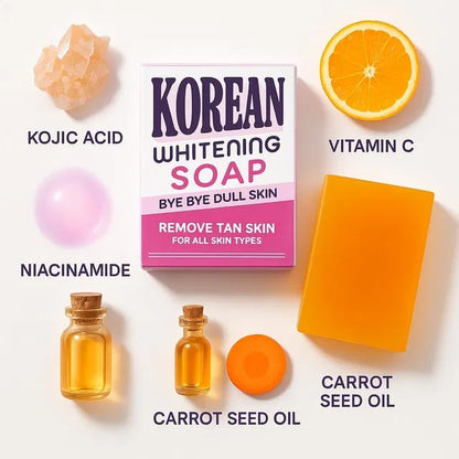 Korean Soap Bye Bye Dull Skin, Remove Tanning   ( Pack of 2 )