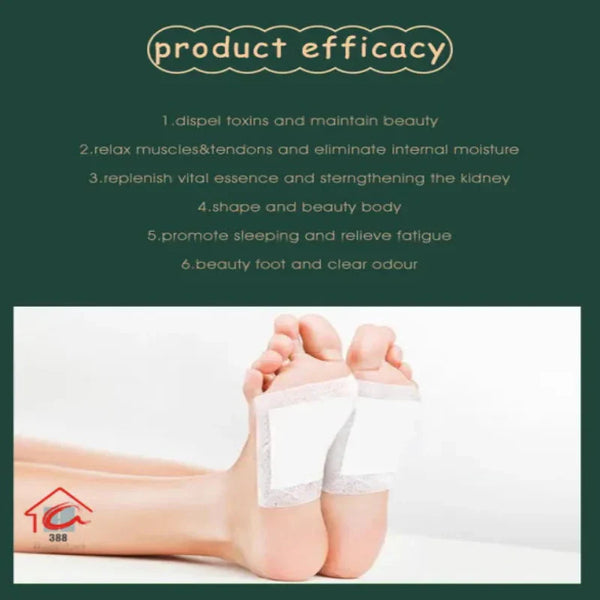 Japanese Made Detox Foot Pads – 20 Patches | Buy 1 Get 1 Free