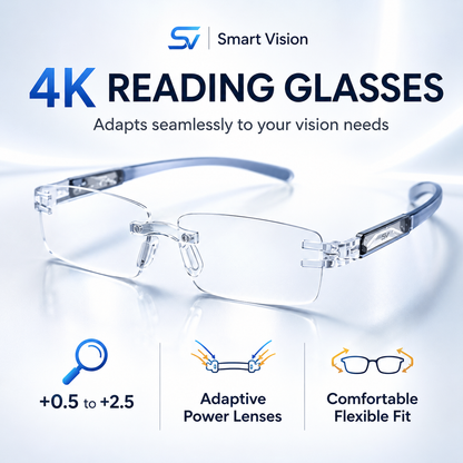 Smart Vision 4K Reading Glasses | 499/- Only