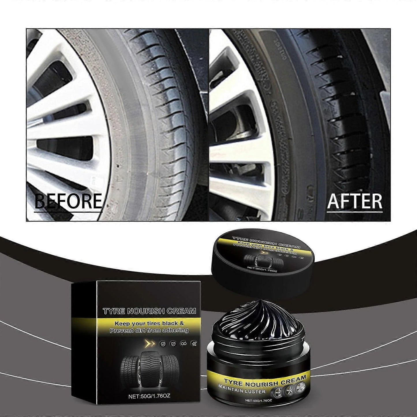 Powerful Wheel Cleaning Refurbish Wax ( BUY 1 GET 1 FREE )