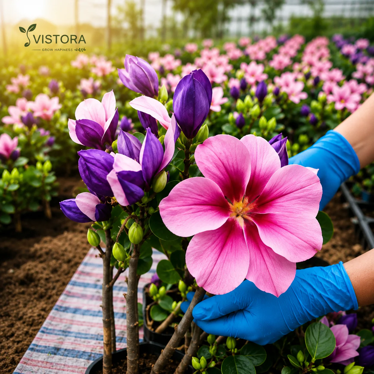 Magnolia liliiflora Bulbs Flowers, Fragrance Fills the Air | Mega 100 Packs