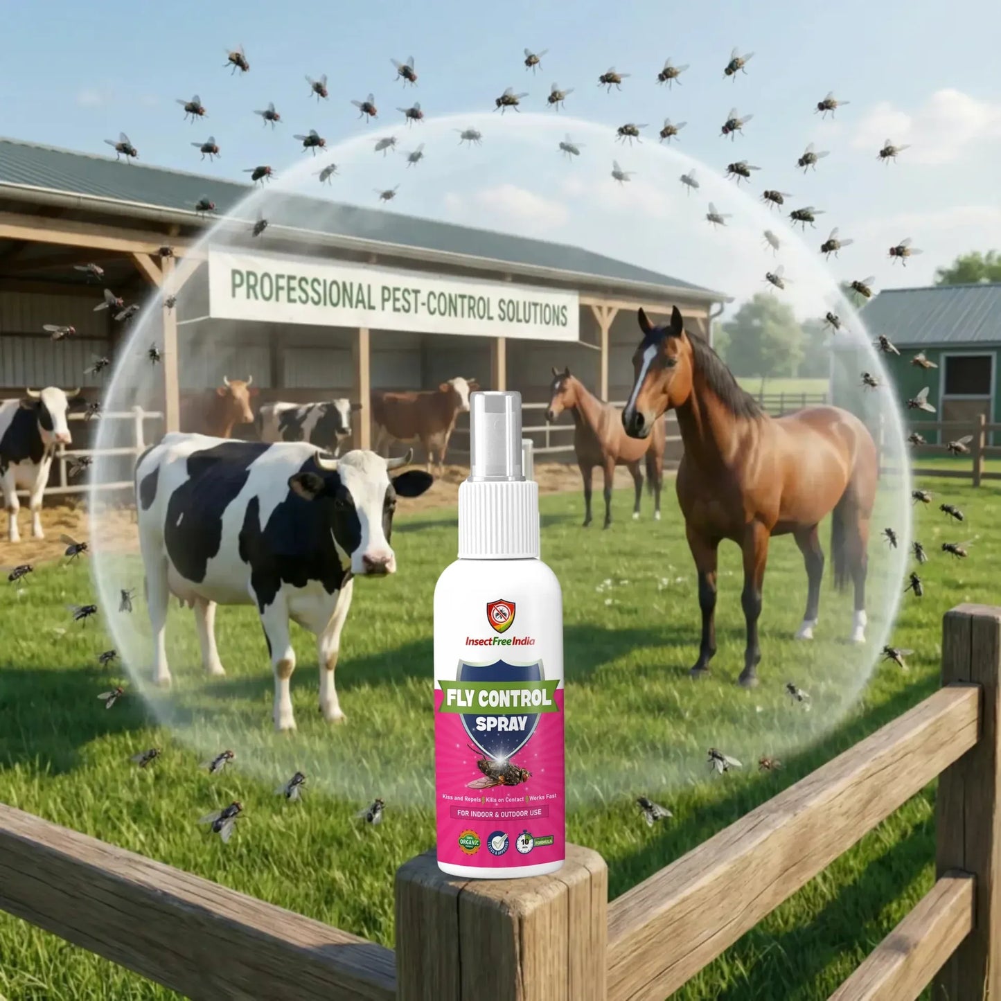 Fly Repellent Spray|  Natural & Safe | BUY 1 GET 1 FREE