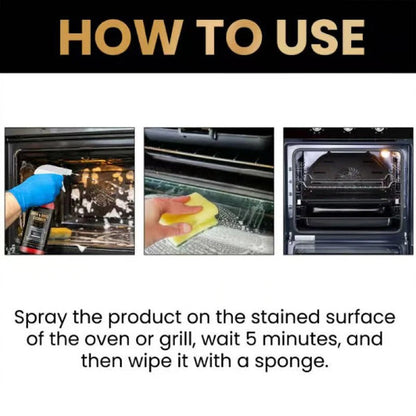 Powerful Oven & Grill Cleaner Spray ( BUY 1 GET 3 FREE ) | Dissolves Grease in 5 Mins |