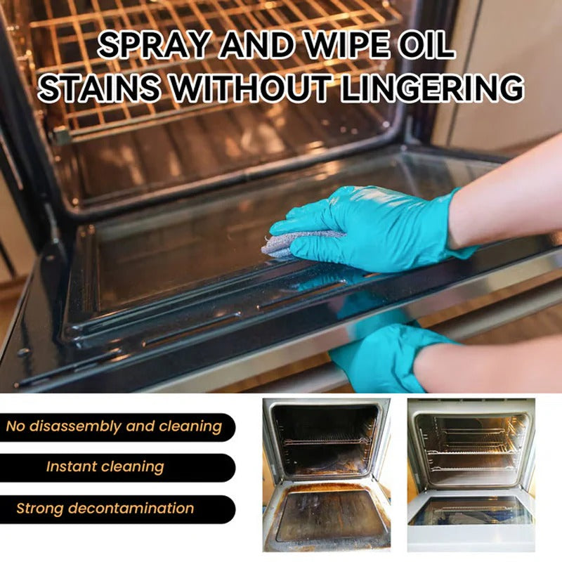Powerful Oven & Grill Cleaner Spray ( BUY 1 GET 3 FREE ) | Dissolves Grease in 5 Mins |