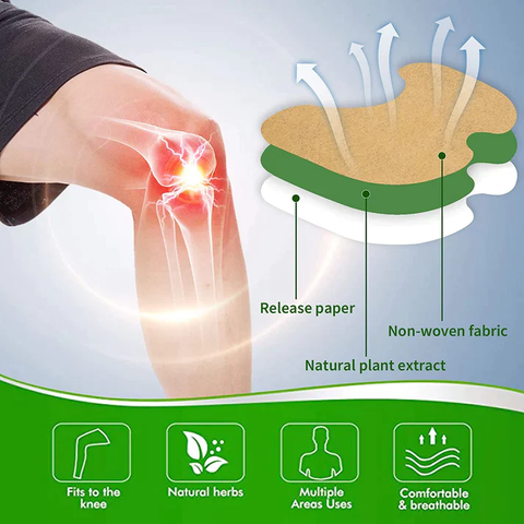 Japanese Herbal Knee Pain Relief Patch (Pack of 20)